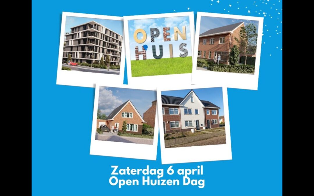 Wij openen de deuren voor de Open Huizen route op 6 april!