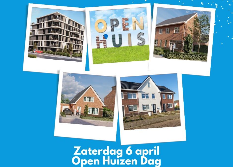 Wij openen de deuren voor de Open Huizen route op 6 april!